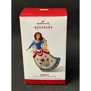 2014 Hallmark Keepsake Christmas Ornament America Angels Around The World HM6